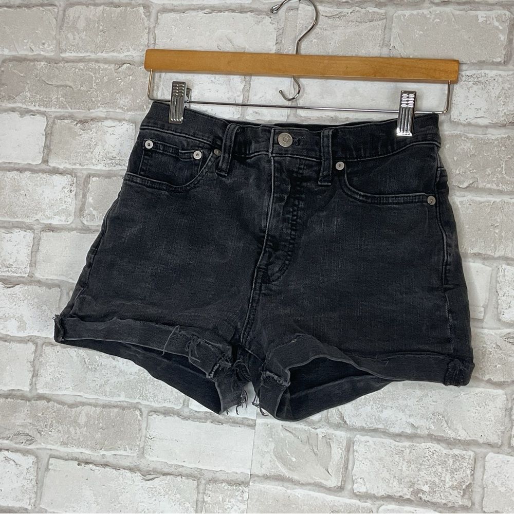 Madewell High Rise Denim Shorts Size 26 - Picture 3 of 16